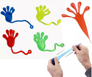 5x Sticky Hands Stretchy Jelly Kids Toy Party Favour Novelty Gift Stock Filler