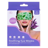 Soothing Eye Masks Pack with 5 Patches Soft Self Heating Fatigue Dark Circles