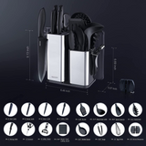 18-in-1 Silicone Cooking Utensils Set,5-Pieces Knife Set 7-Pieces Kitchen Tools