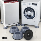 4x Washing Machine Support Pads Anti Vibration Leg Stopper Foot Pad Feet Pads