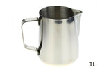 Milk Coffee Jug Latte Espresso Frothing Scale Pitcher Stainless Steel 1L