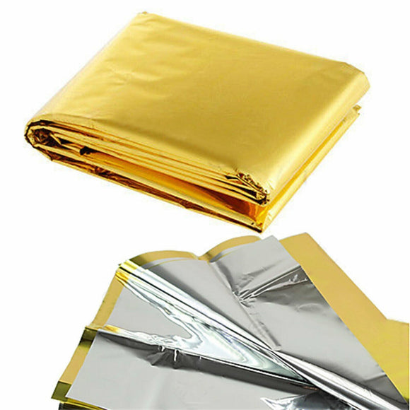 5x Space Blanket Thermal Thermo Foil Emergency Survival Camping Rescue First Aid