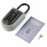 10-Digit Combination Lock Key Safe Storage Box Padlock Security Home Outdoor