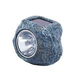 2PCE LED Solar Rock Spot Lights Weatherproof Cool White 56 x 75mm