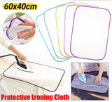 2x Ironing Mesh Cloth Heat Resistant Insulation Pad Protective Mesh Cloth Asstd