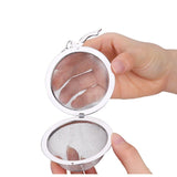 Moss Agate Tea Strainer Ball Infuser Filter Leaf Leaves Spice Herb Mesh