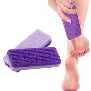 2x Pumice Foot Stone File Exfoliate Rasp Dead Skin Scrub Pedicure Remove Sands
