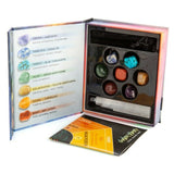 7 Chakras Crystal Box Set With Selenite Wand Heiki Healing Spiritual Energy