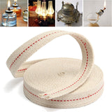 Flat Cotton Oil Lamp Lantern Wick For Kerosene Burner Lighting Pratical 4.5m x 2cm
