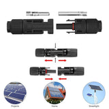 5 Pairs Connectors For IP67 MC-4 Solar Panel 30A Line Plug Socket Male & Female
