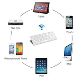 Ultra Slim Bluetooth Wireless Keyboard For Apple iPad iPhone Android Mac Windows