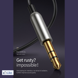 Wireless Baseus Bluetooth 5.0 Receiver Dongle Car AUX 3.5mm Adapter Cable Home