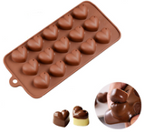 3D Love Heart Silicone Mold Cake Chocolate Ice Cube Soap Tray Baking Mould Tools