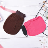 2pcs Moroccan Bath Scrub Glove Hammam Exfoliating Body Facial Tan Massage Mitt