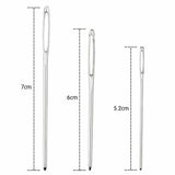 9x Large Eye Blunt Needles Wool Thick Knitter Yarn Hand Sewing Darning Craft Set