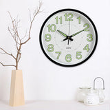 305mm Luminous Wall Clock Glow In The Dark Silent Quartz Indoor Home Modern Clock