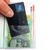 Clear Matte Transparent Passport Cover Protector Travel Holder Organiser Wallet