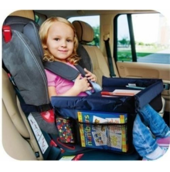 Car Waterproof Safety Seat Snack & Play Lap Tray Portable Table Kid Travel