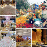 1000pcs Deep Red Silk Rose Petals Mother’S Day Wedding Confetti Anniversary Table Decorations Christening Flowers Scatter, SHATCHI