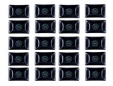 20 pcs Melamine Sauce Dish Rectangular 8.5cm x 6cm x 2.5cm - Black