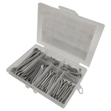 230pcs Stainless Steel Cotter Pin Assortment Set Split Pin Value Kit 6 sizes