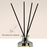8PCS Premium Reed Diffuser Reeds Fiber Sticks Aromatherapy Home Bulk Black