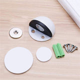 2x Stainless Steel Magnetic Door Stopper Anti-Collision Floor Stop Holder