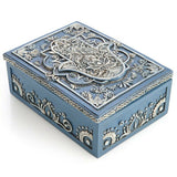 Hamsa Design Wooden Box Jewellery Tarot Cards Stones Crystal Storage