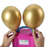 Electric Balloon Pump 600W Power 2 Nozzles Portable Ballon Inflator AU Plug
