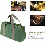 Waterproof Tool Bag Portable Storage Toolkit Hand Heavy Case Canvas Duty - S
