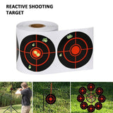Roll with 250x Target Sticker Shooting Target Self Adhesive Splatter Reactive