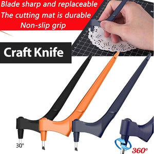 360° Rotating Cutting Blade Gyro-Cut Craft Cutting Tool Art Knife Cutter Assort