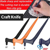 360° Rotating Cutting Blade Gyro-Cut Craft Cutting Tool Art Knife Cutter Assort
