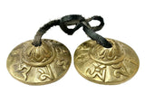 Tingsha Bell Brass Meditation Yoga Prayer Spiritual Healing Tibetan - A