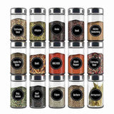 144pcs Spice Herb Storage Jar Labels Pantry Stickers Decals High Quality Durable