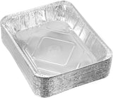 Pack with 20pc Foil Tray Lemon & Lime 31.5 Cm X 26 Cm X 5 Cm Size Silver
