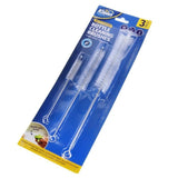 Pack with 3x Bottle Cleaning Brush Sets 3 Sizes Flexible Xtra Kleen Non Scratch