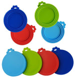 3x Pet Food Can Cover Lid Dog Cat Pet Tin Silicone Reusable Storage Cap