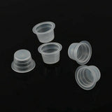 400x Plastic Cups Tattoo Ink Supplies Pigment Cap Pot Color Holder 9mm