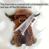 Highland Cattle Car Mounted Rearview Mirror Pendant Backpack Gift Hanging Decor