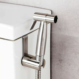Stainless Steel Handheld Toilet Spray Shower Diverter Silver