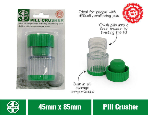 Pill Medicine Crusher Grinder Tool Tablet Box