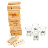 Tipsy Tower Drinking Game Set Party Fun Drink Group Friends Shot Glasses