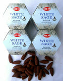 HEM White Sage 80 Backflow Incense Cones