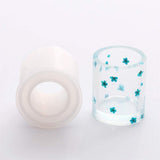 2x Silicone Mold Set Resin Epoxy Crafts Making Brush Pot Pen Holder Mould DIY