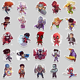 50pcs Superhero Marvel Vinyl Decal Kid Stickers Car Laptop Skateboard Pack 2