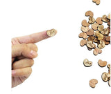 100pieces Rustic Wooden Love Heart Wedding Table Scatter Decoration Crafts Party