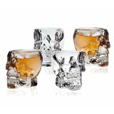 4pcs Crystal Skull Head Shot Glass Cup Vodka Cup champagne Glass Drinking Party