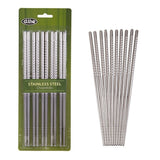 Set of 5 Stainless Steel Chopsticks D.line Asian Noodles Cutlery Kitchen