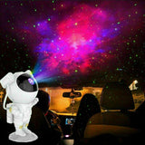 1x Astronaut LED Projector Light USB Starry Bedside Table Lamp 8 Colors W/ Remote Control